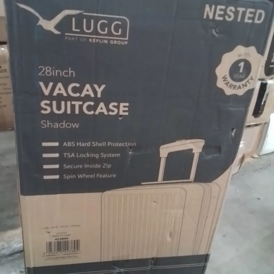 BOXED LUGG 28INCH VACAY SUITCASE SHADOW 