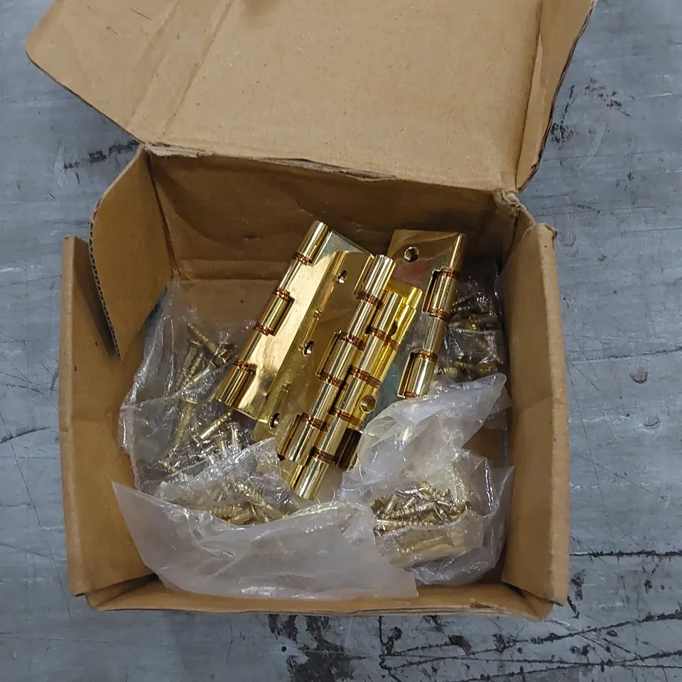 BOXED 7.62cm H X 5.08cm W WASHERED BUTT HINGES - SET OF 10