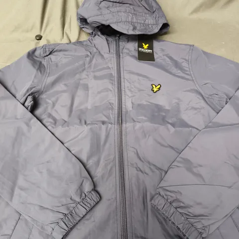 LYLE & SCOTT VINTAGE HOODED JACKET – GREY - SIZE S
