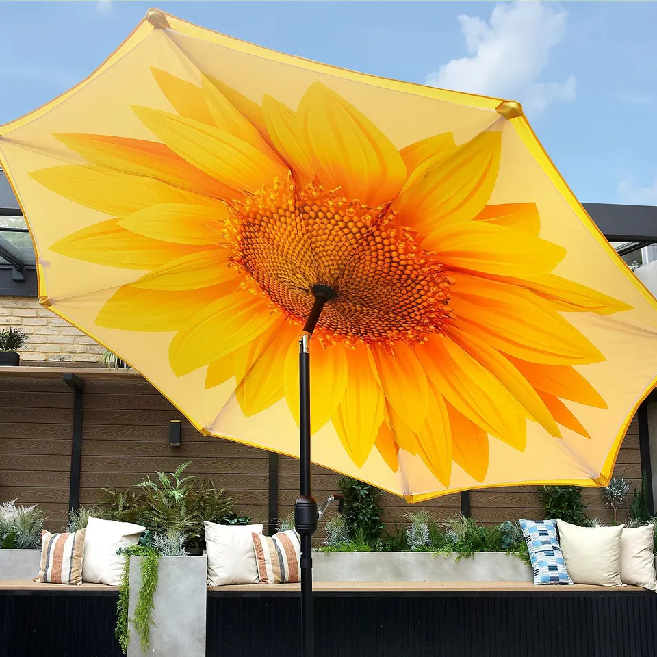 MY GARDEN STORIES PRINTED PARASOL- SUNFLOWER