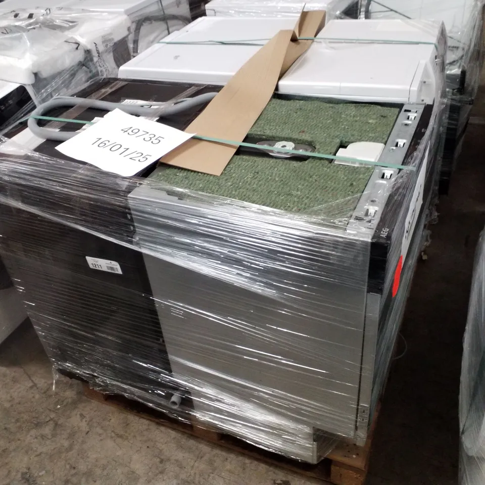 PALLET OF APPROXIMATELY 4 UNPROCESSED RAW RETURN WHITE GOODS TO INCLUDE;