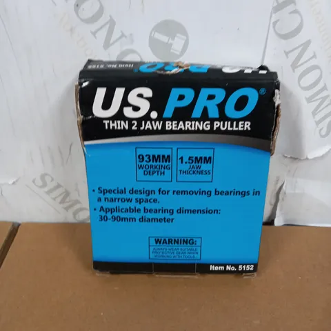 US.PRO THIN 2 JAW BEARING PULLER