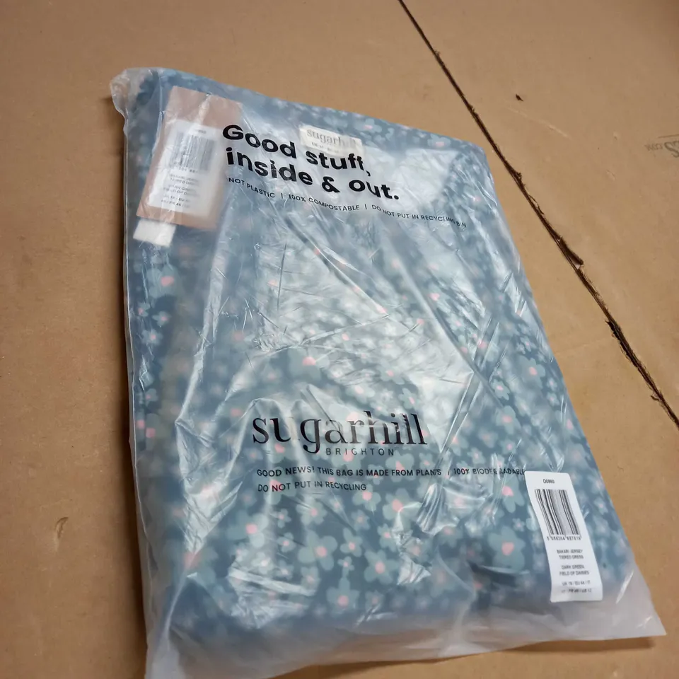 BAGGED SUGARHILL BAKARI JERSEY TIERED DRESS SIZE 16
