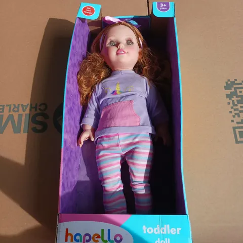 BOXED HAPELLO TODDLER DOLL