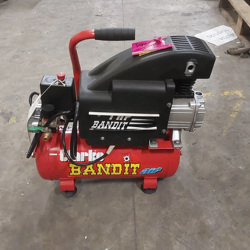 CLARKE BANDIT V 4.2CFM 8 LITRE 1HP AIR COMPRESSOR (230V)