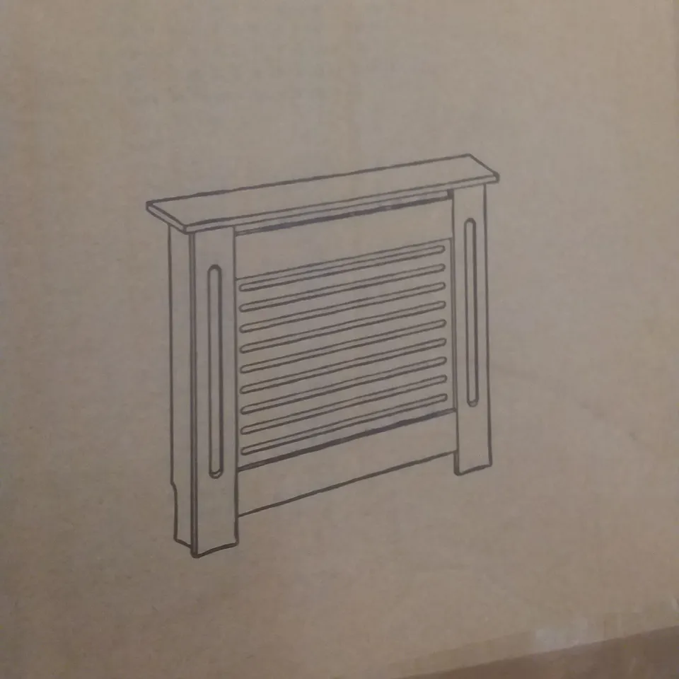 BOXED ANDES RADIATOR COVER 112X19X82CM WHITE