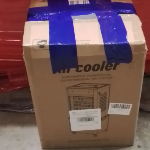 PALLET CONTAINING A LARGE QUANTITY OF AIR COOLERS AND OTHER ASSORTED HOUSEHOLD GOODS