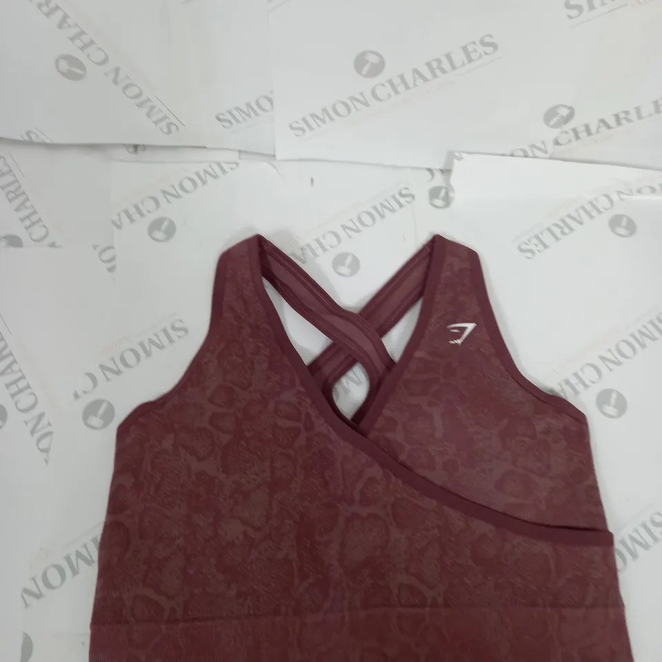 GYMSHARK SPORTS BRA SIZE XL