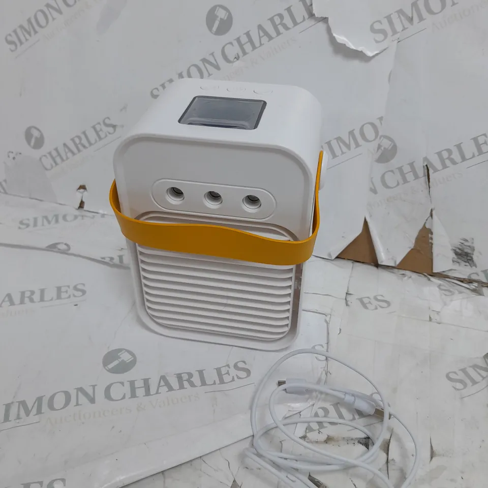 BOXED RECHARGEABLE PERSONAL SPACE COOLER FAN