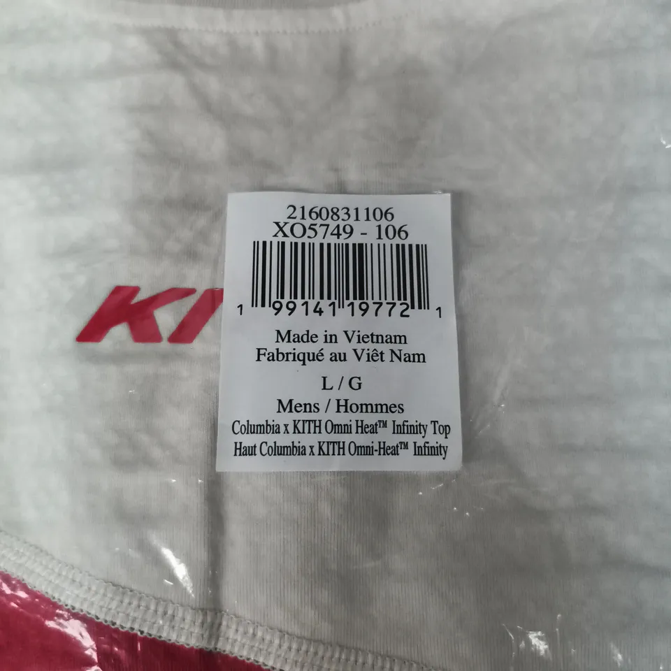 COLUMBIA X KITH OMNI-HEAT INFINITY TOP – MEN'S UK L 