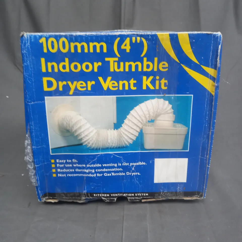 100MM INDOOR TUMBLE DRYER VENT KIT 