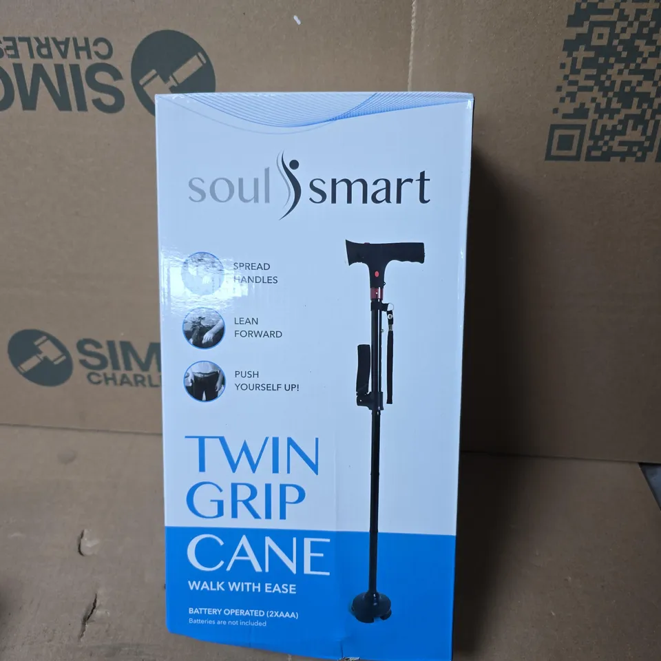 SOULSMART TWIN GRIP CANE – WALKING CANE