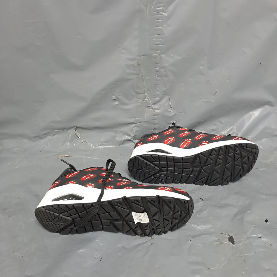 SKETCHERS ROLLING STONE TRAINER BLACK UK 5