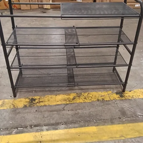 4 SHELF ADJUSTABLE UNIT - GREY