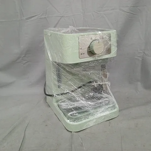 BOXED DELONGHI STILOSA, BARISTA ESPRESSO MACHINE & CAPPUCCINO MAKER IN PISTACHIO