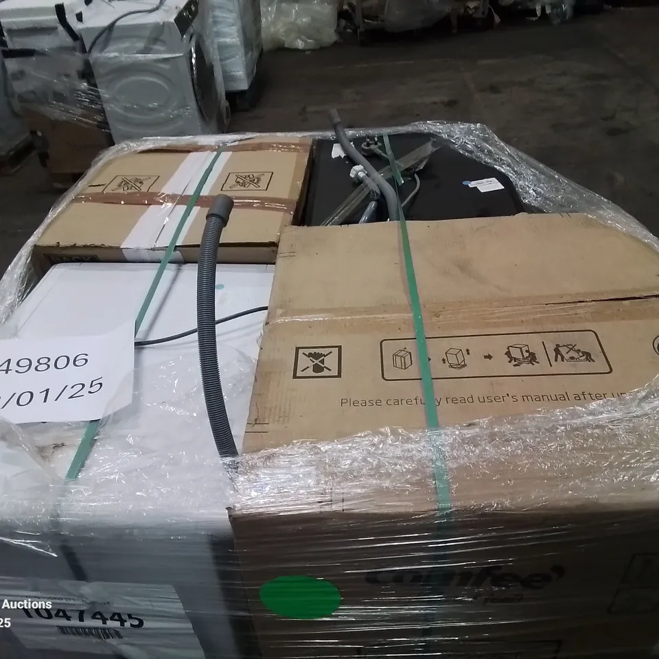 PALLET CONTAINING APPROXIMATELY 4 RAW ELECTRICAL ITEMS TO INCLUDE: