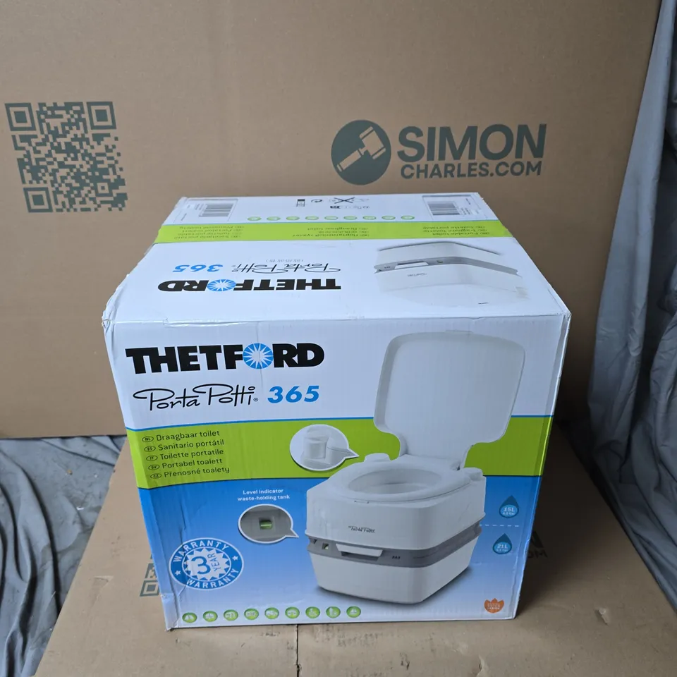THETFORD PORTA POTTI 365 PORTABLE TOILET – BOXED