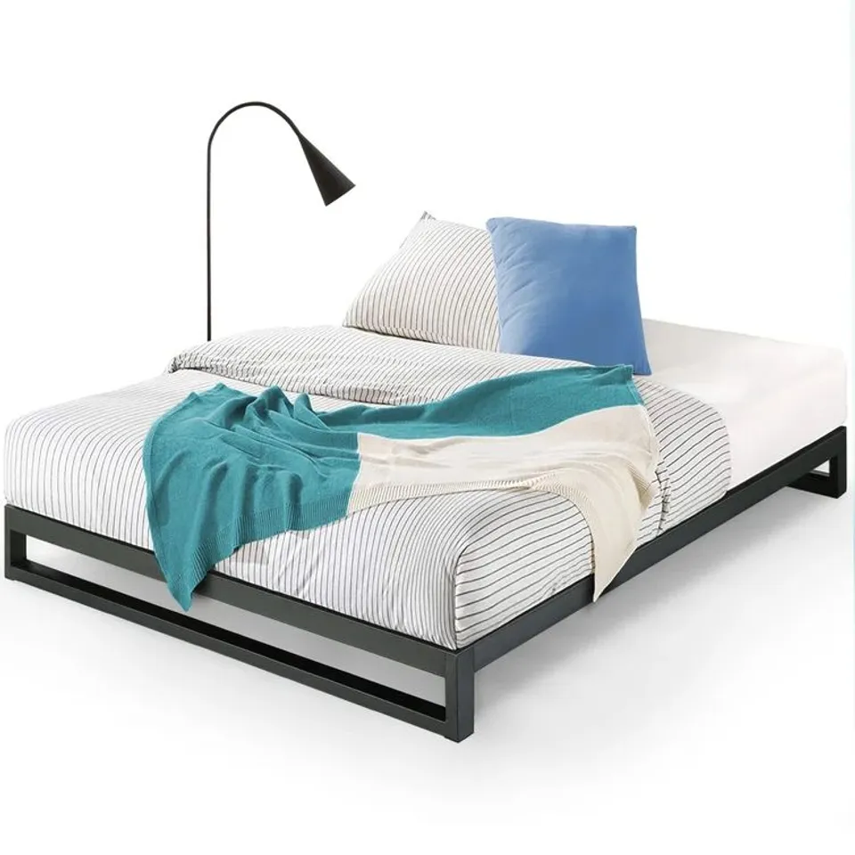 BOXED SHANAIA LOW PROFILE METAL BED FRAME - SIZE UNSPECIFIED (1 BOX)