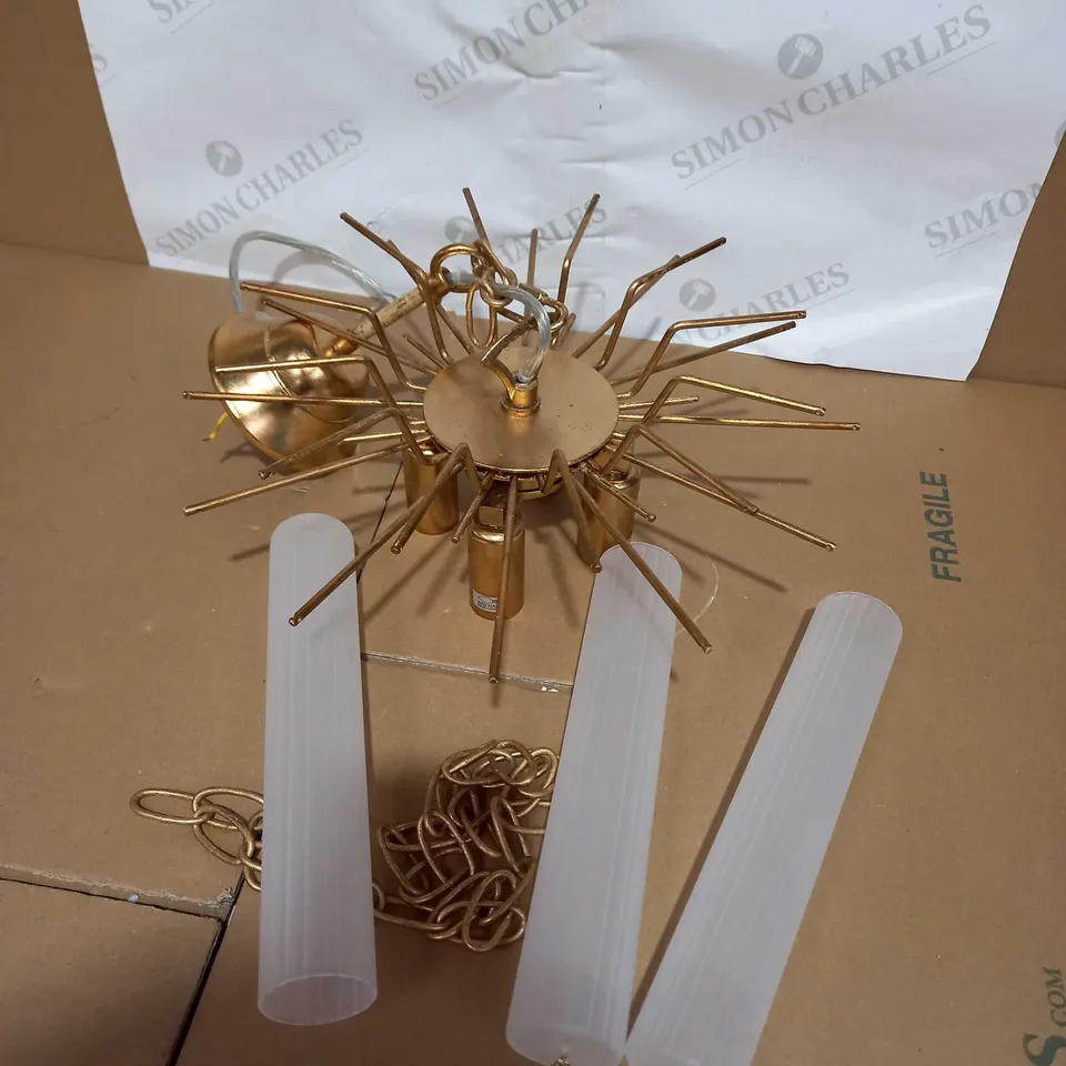 WEST ELM HOOP LED CHANDELIER