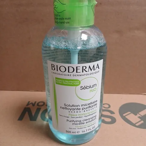 SIX BIODERMA SÉBIUM H2O MICELLAR CLEANSING SOLUTION 500 ML