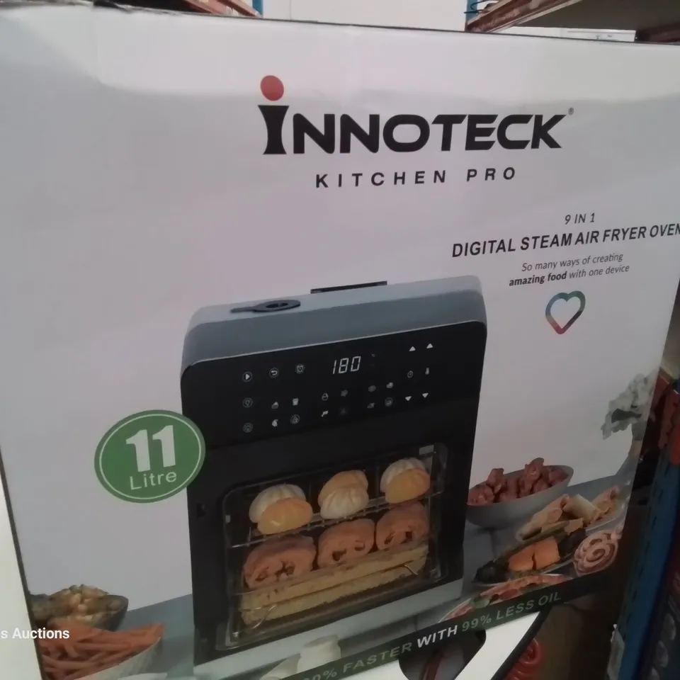 BOXED INNOTECK KITCHEN PRO 9 IN 1 DIGITAL STEAM AIR FRYER OVEN