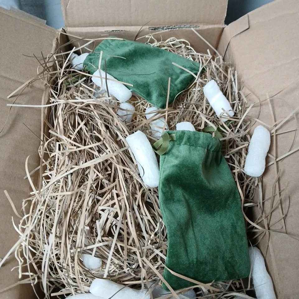 SARA BY SARA DAVIES SET OF 3 PRE LIT BEADED SPHERE'S