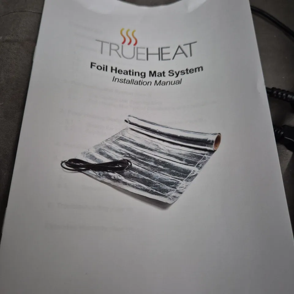 TRUEHEAT FOIL HEATING MAT SYSTEM – INSTALLATION MANUAL INCLUDED