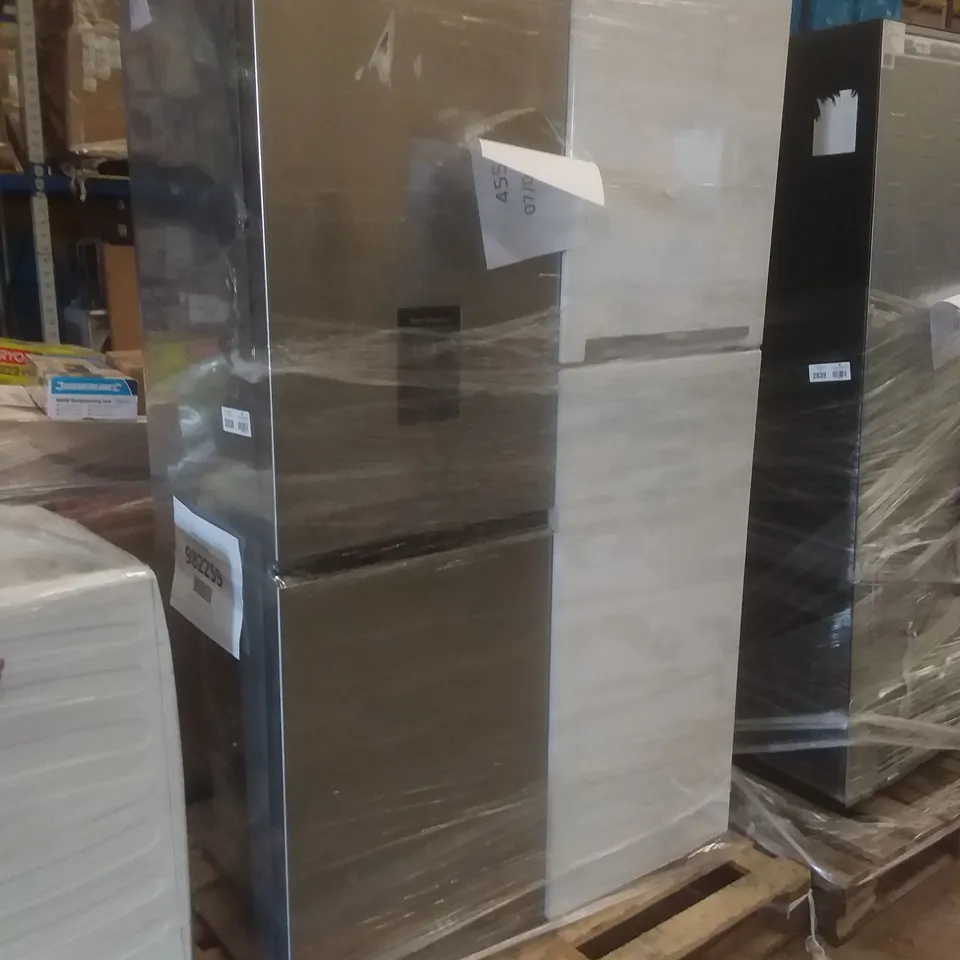 HISENSE RB327N4WC1 55CM FREESTANDING 5050 FRIDGE FREEZER AND BEKO CFG1501W FREESTANDING FRIDGE FREEZER
