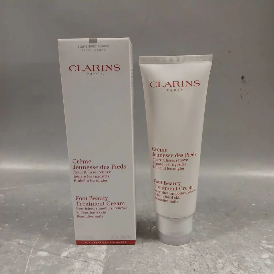 BOXED CLAIRINS FOOT BEAUTY TREATMENT CREAM 125ML