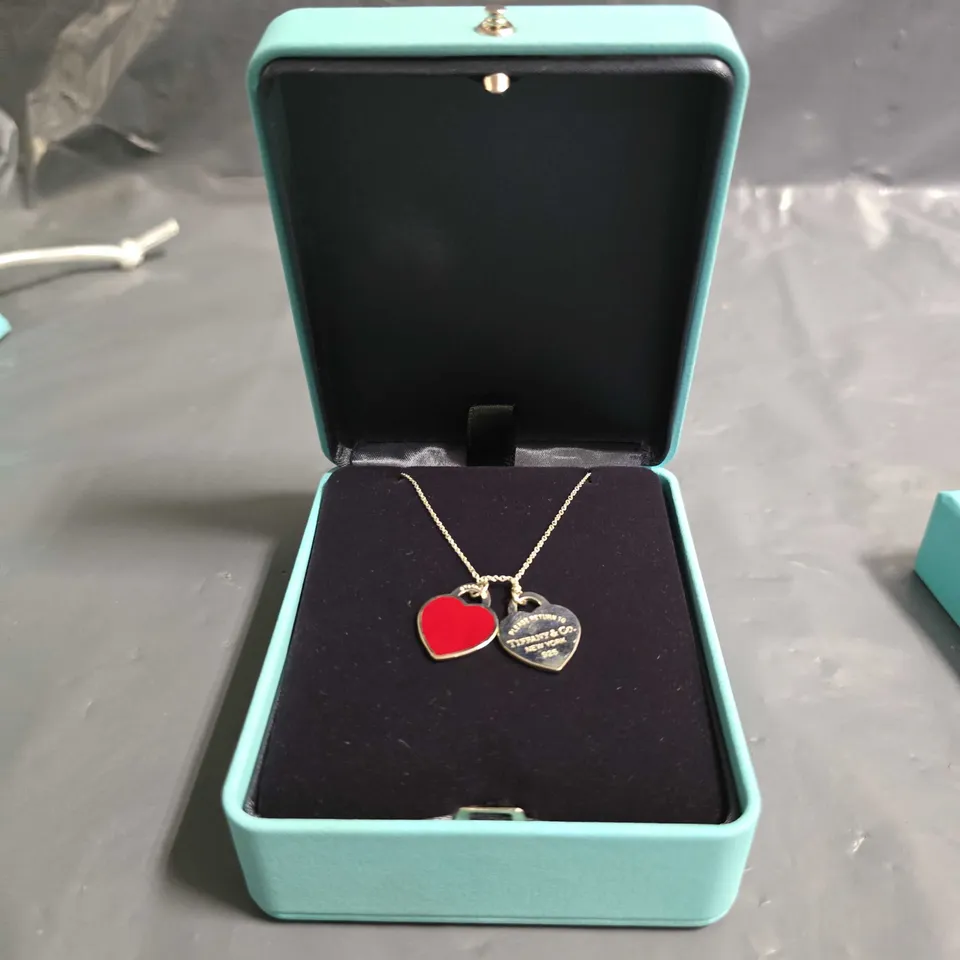 TIFFANY & CO HEART THEMED NECKLACE