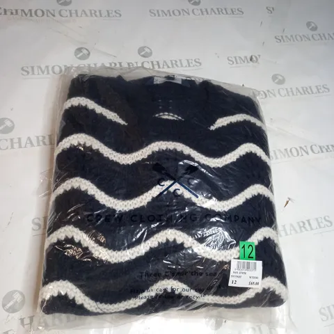 CREW CLOTHING COMPANY WAVE JUMPER SIZE 12