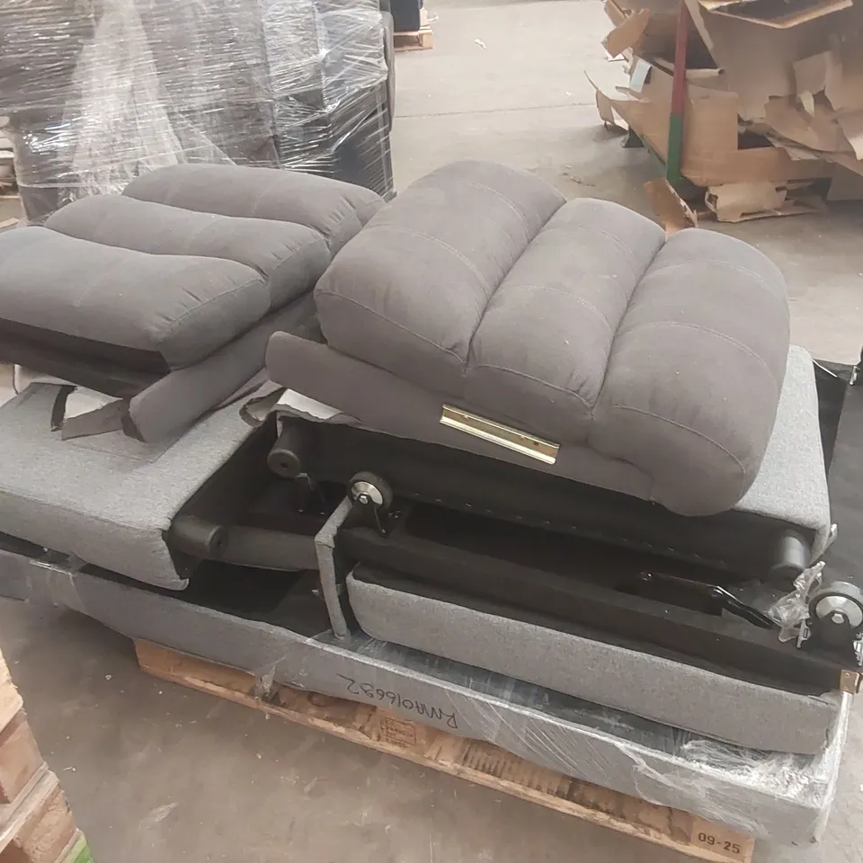 PALLET CONTAINING ASSORTED DESIGNER SOFA PARTS ECT