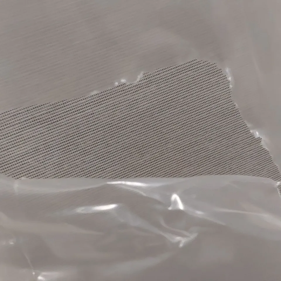 BAGGED LIGHT GREY FABRIC 4'6 DOUBLE DIVAN BASE (2 ITEMS)