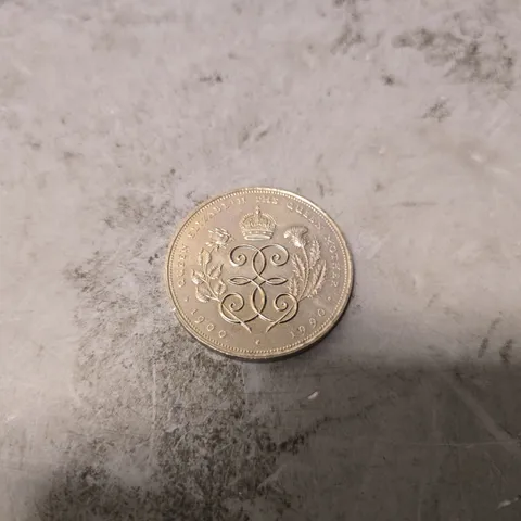 QUEEN ELIZABETH THE QUEEEN MOTHER 1900 £5 CROWN 