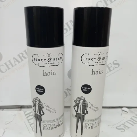 3 X BOXED PERCY REED LONDON EXTRA HOLD HAIRSPRAY 