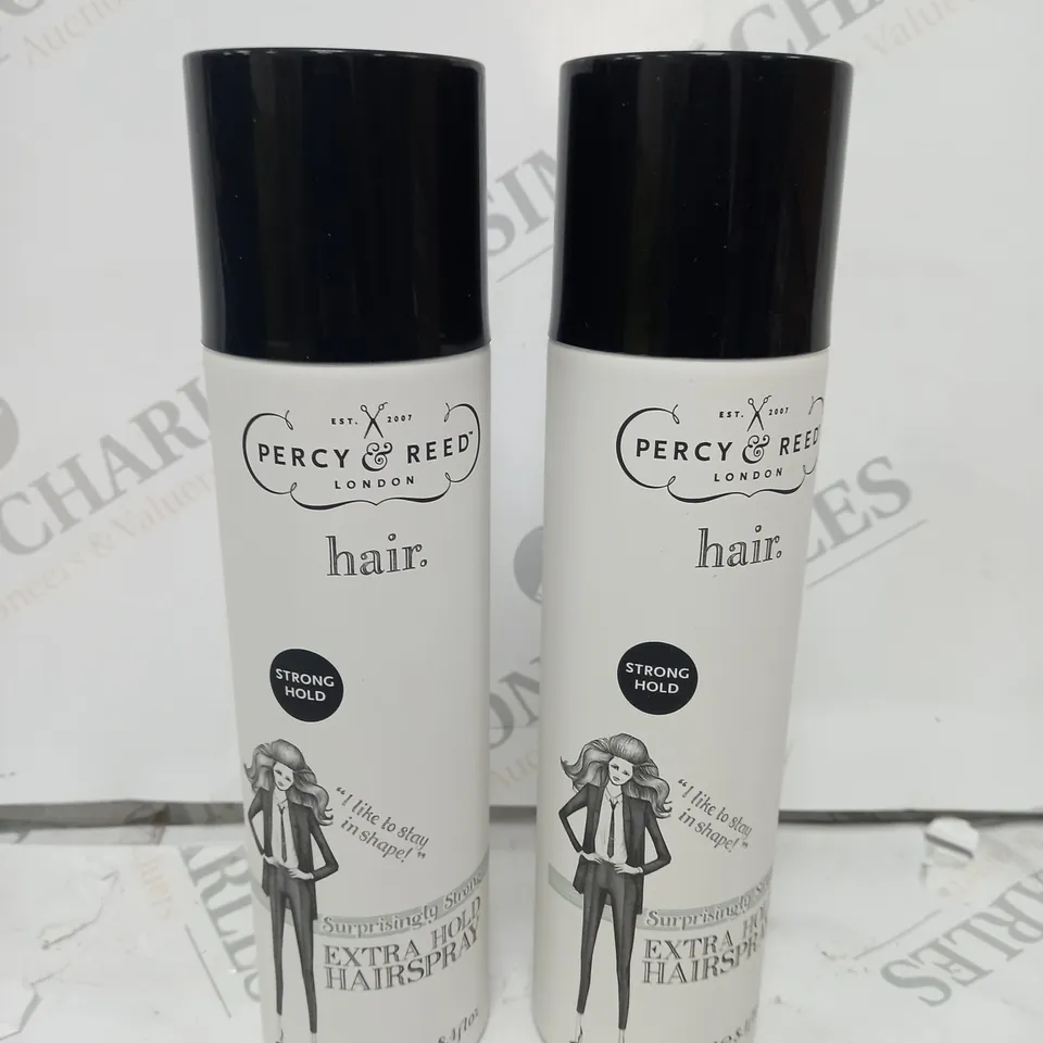 3 X BOXED PERCY REED LONDON EXTRA HOLD HAIRSPRAY 