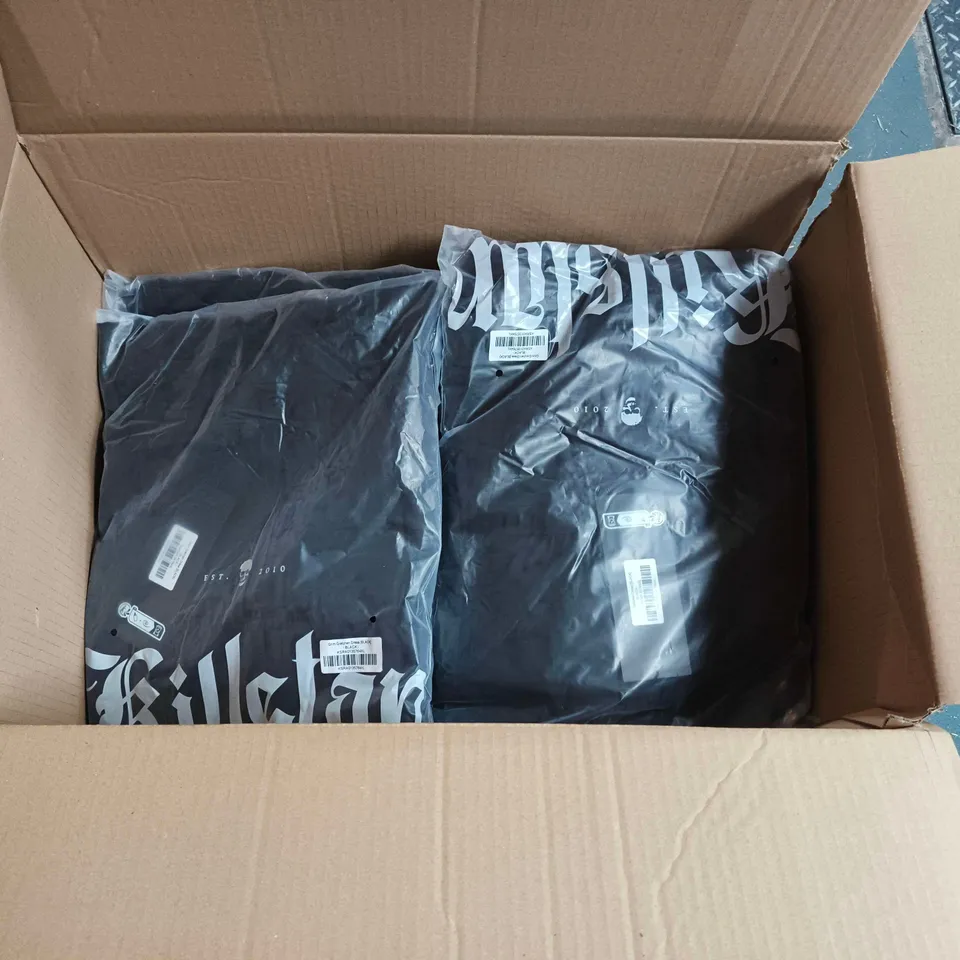LOT OF APPROXIMATELY 17 BRAND NEW KILLSTAR CLOTHING ITEMS TO INCLUDE FALLEN LIGHT TOP AND GRIOM GRETCHEN DRESS - VARIOUS SIZES