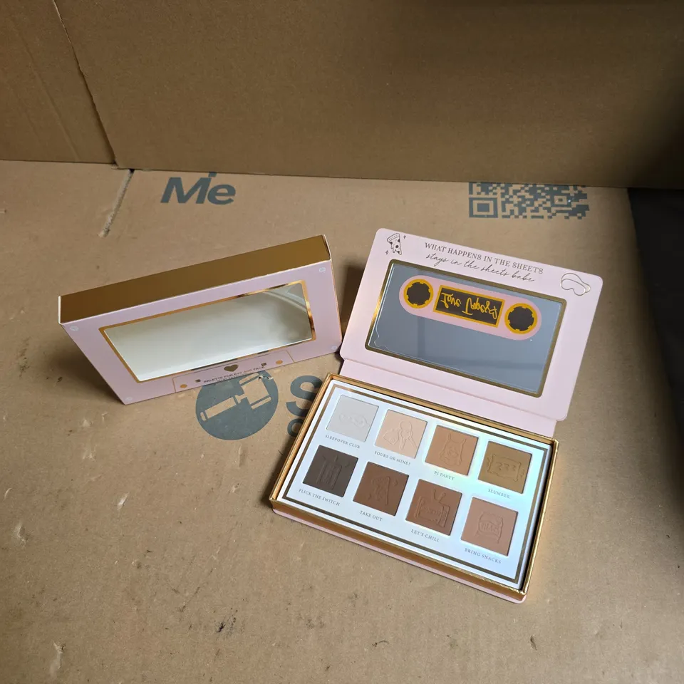 PLOUISE BENEATH THE SHEETS FACE AND EYE PALETTE