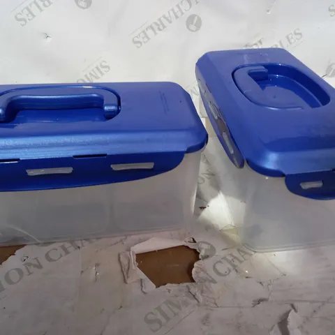 2 LOCK & LOCK COLBOLT PLASTIC CONTAINERS