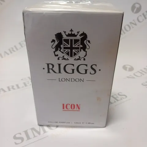 BOXED AND SEALED RIGGS LONDON ICON EAU DE PARFUM 100ML