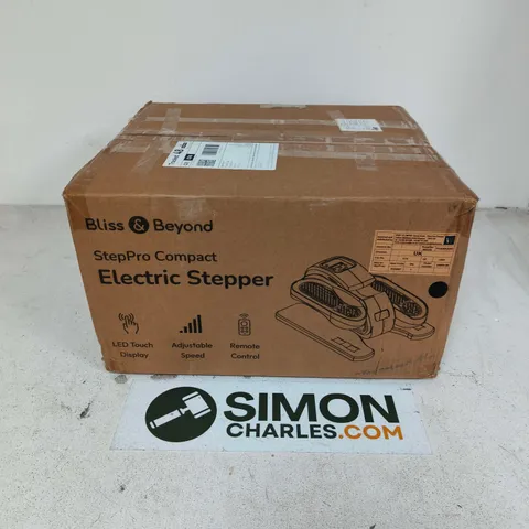 BOXED BLISS & BEYOND STEPPRO COMPACT ELECTRIC STEPPER