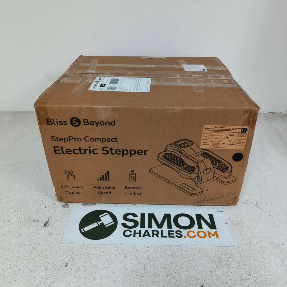 BOXED BLISS & BEYOND STEPPRO COMPACT ELECTRIC STEPPER