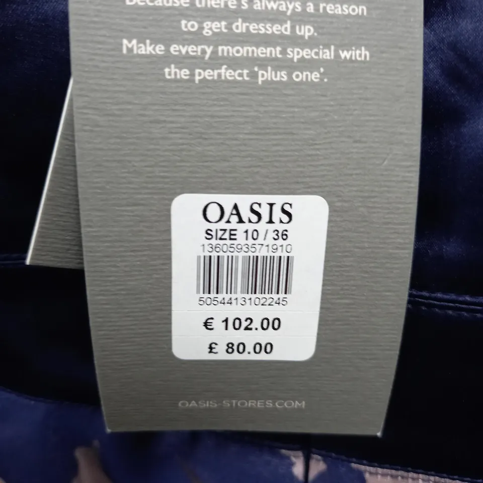 OASIS OCCASION WEAR DRESS IN BLUE - 10/36