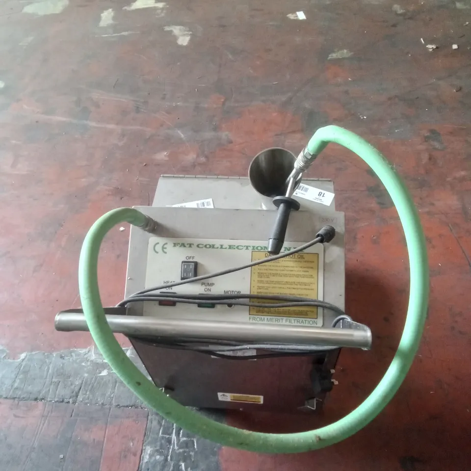 COMMERCIAL FAT COLLECTION UNIT