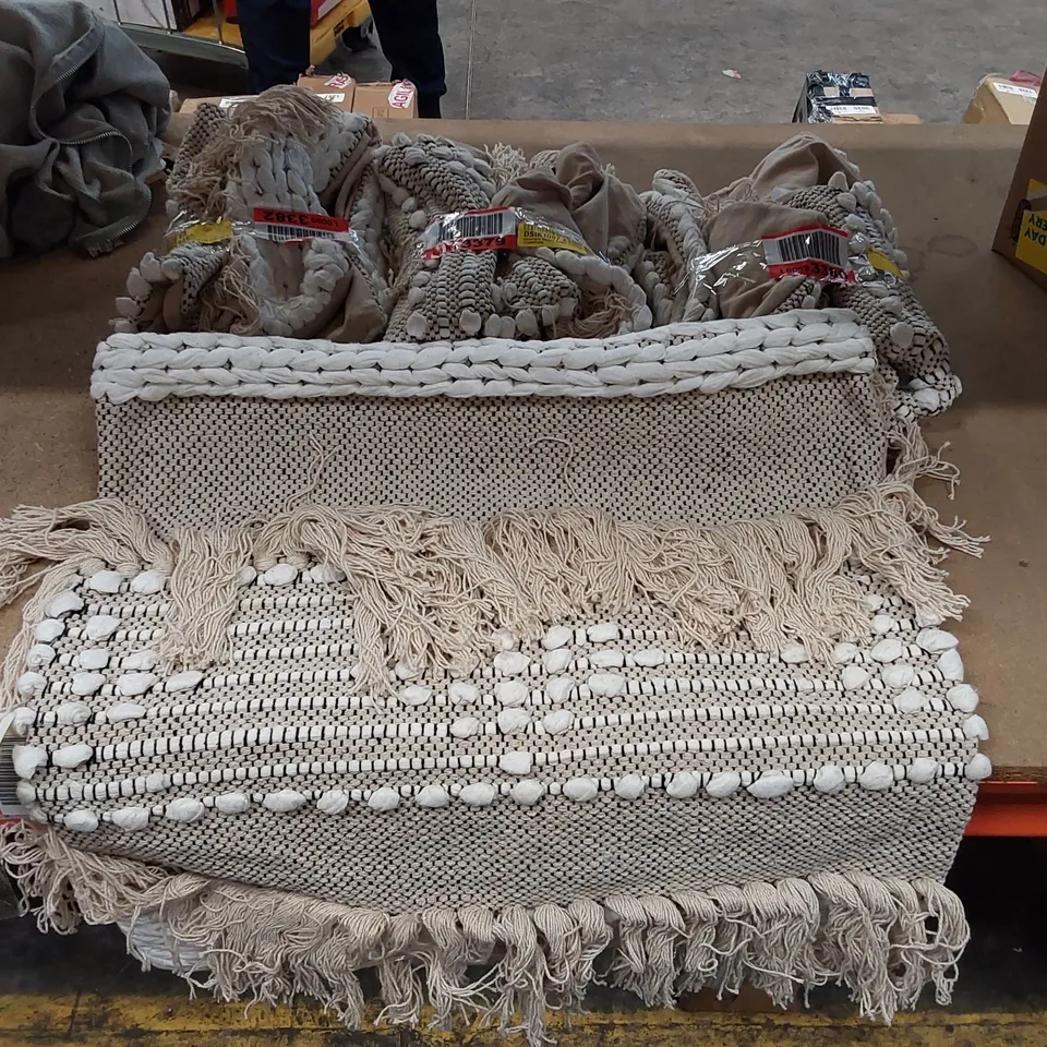 SET OF 4 GEOMETRIC SQUARE SCATTER CUSHION COVERS (4 ITEMS TAPED TOGETHER)