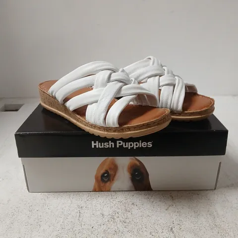 HUSH PUPPIES ALYSSA SANDAL WHITE WOMEN UK7
