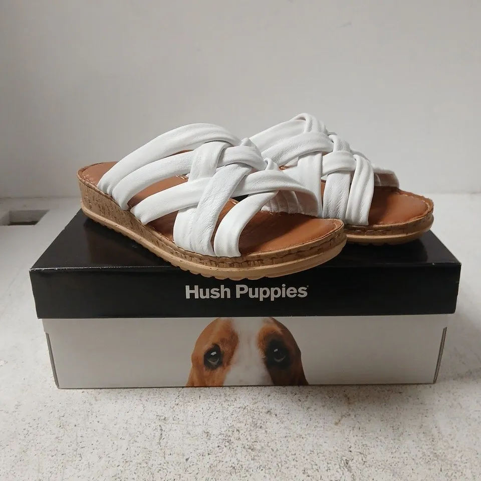 HUSH PUPPIES ALYSSA SANDAL WHITE WOMEN UK7