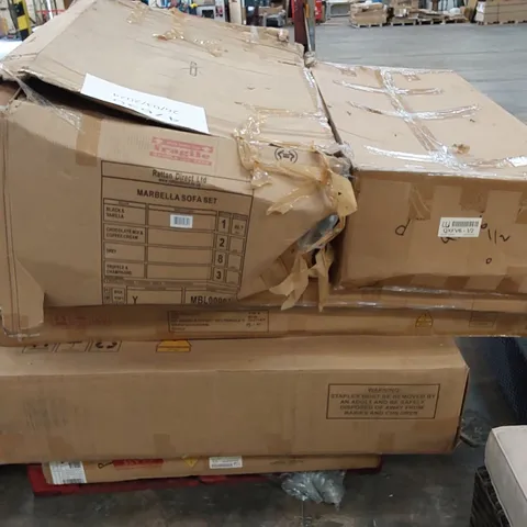 PALLET OF ASSORTED GARDEN AND PATIO FURNITURE PARTS