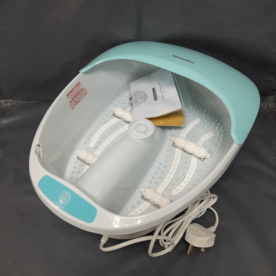 BOXED HOMEDICS LUXURY FOOT SPA