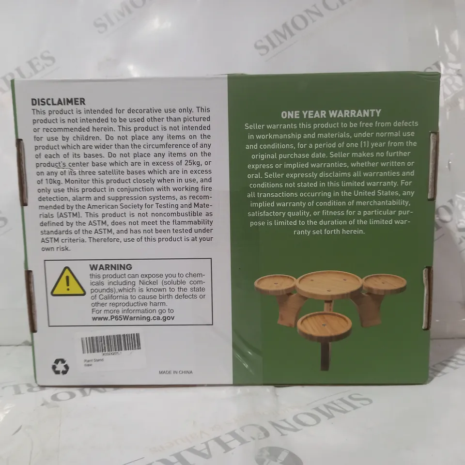 BOXED GLEDEN PLANT STAND